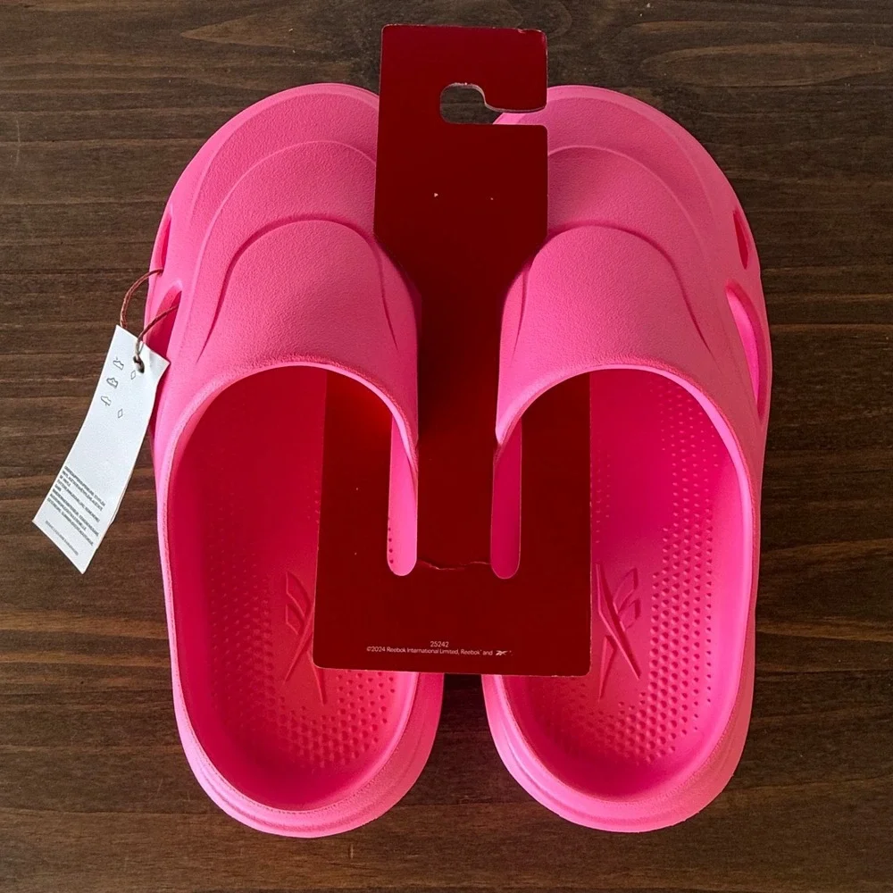 NWT Reebok DMX Recovery Mule Paradise Pink Clog Slides Unisex M8‎ W9 New